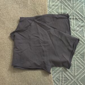 Laina Rauma Take Off Teddy Off Shoulder Crop Tee size Medium in "Forget Me Not"